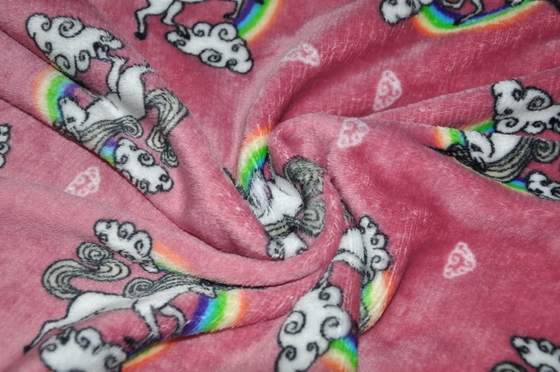 150cm 100% Polyester Flannel Fleece Fabric 210gsm