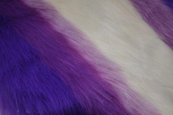 fade color 150cm Long Hair Faux Fur，Create warm and luxurious winter fashion