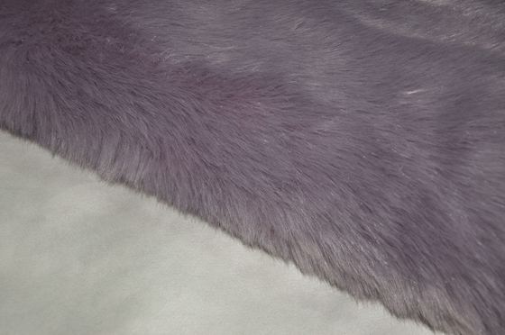 Jacquard 150cm Long Hair Fake Fur Fabric Patterned 100%AC