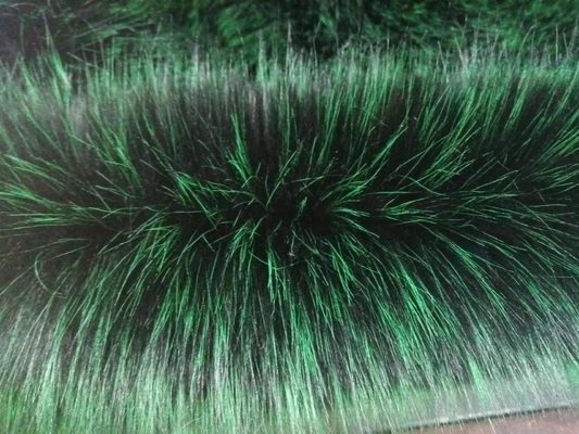 Soft and high weight fox fur with mixed colors