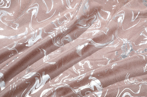 Coating Faux Suede Upholstery Fabric 155cm Stretch