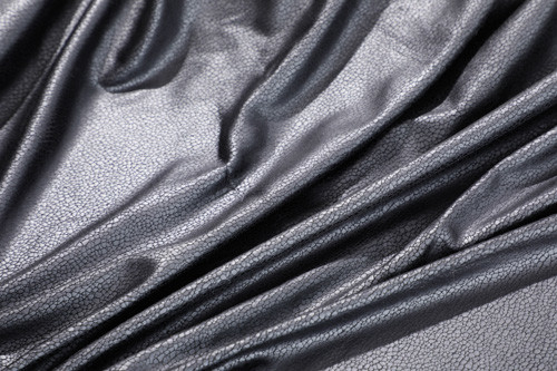 Wrinkle Black Faux Suede Bed Sheets Polyester 155cm