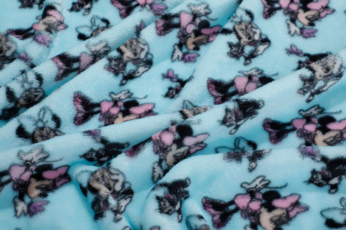 Printed Flannel Fleece Fabric Toys Polyester Fuzzy Hooded Flannel