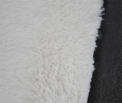 410gsm 100%pu rabbit hair casual outdoor clothing