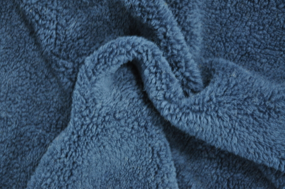 Wrinkle Resistant Bonded Fleece Knit Fabric Lightweight 150cm
