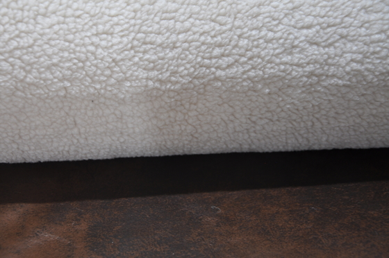 520gsm Fur Solid Sherpa Solid Pu 100%P Bonded Fleece Fabric