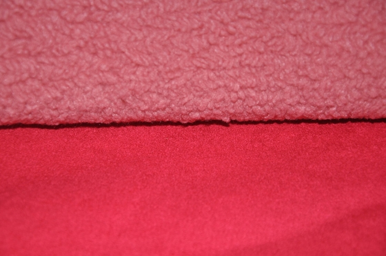 Solid Sherpa Solid Pu Bonded Fleece Fabric 600gsm Fur