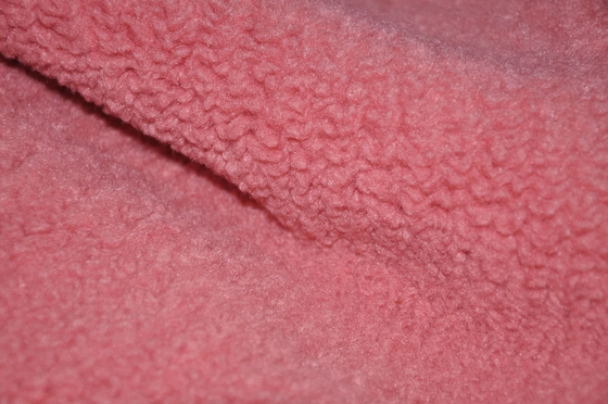 Solid Sherpa Solid Pu Bonded Fleece Fabric 600gsm Fur