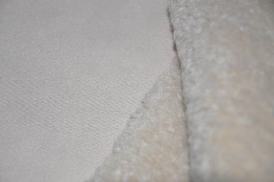 Shu Velveteen Coating Woven Fabric Suede 610gsm Fur