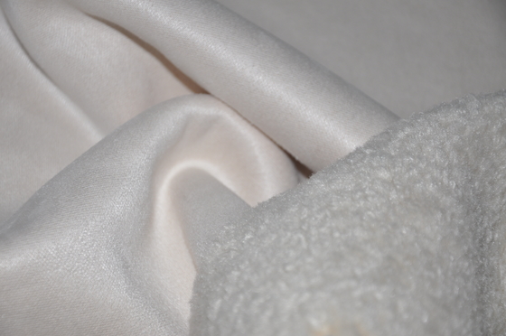 Shu Velveteen Coating Woven Fabric Suede 610gsm Fur