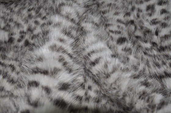 100% Polyester Leopard Print Fabric Wrinkle Resistant 150CM Width