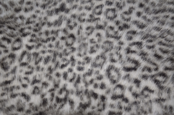 100% Polyester Leopard Print Fabric Wrinkle Resistant 150CM Width