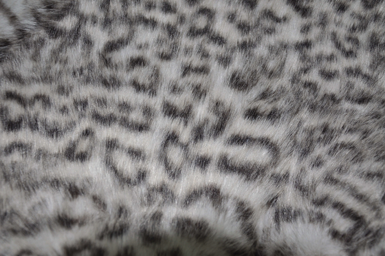 100% Polyester Leopard Print Fabric Wrinkle Resistant 150CM Width