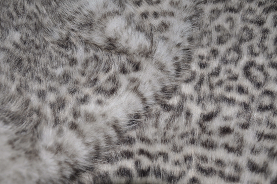 100% Polyester Leopard Print Fabric Wrinkle Resistant 150CM Width