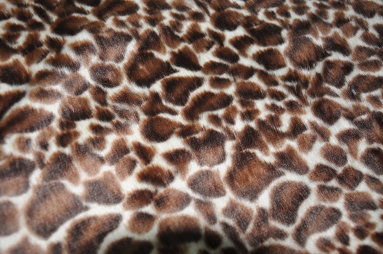 530gsm Leopard Print Polyester Fabric For Unique Fashion 100% Polyester Fabric