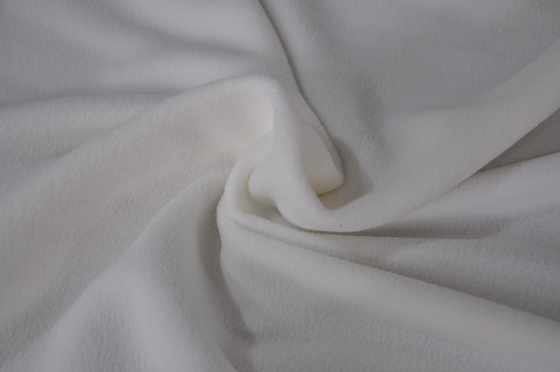 white 265gsm 100 Polyester  150cm CW Or Adjustable polar fleece