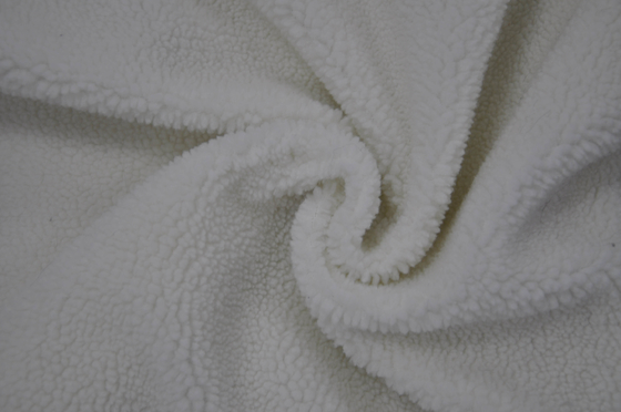 100% Polyester 150cm CW Or Adjustable 300gsm Faux Sherpa Fabric