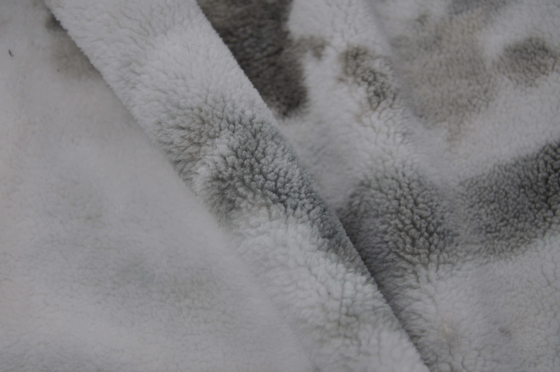 100 P Polyester Solid Sherpa Faux Fur Fabric 150cm Warm