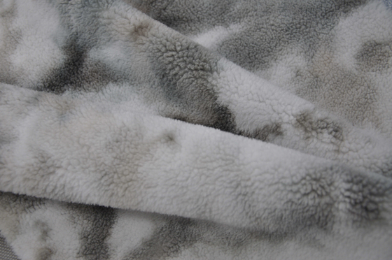 100 P Polyester Solid Sherpa Faux Fur Fabric 150cm Warm