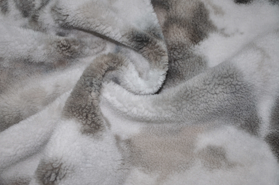 100 P Polyester Solid Sherpa Faux Fur Fabric 150cm Warm