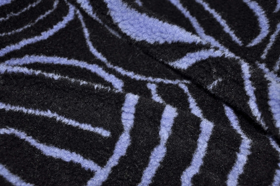 100% Polyester 150cm CW Or Adjustable 335gsm Faux Sherpa Fabric