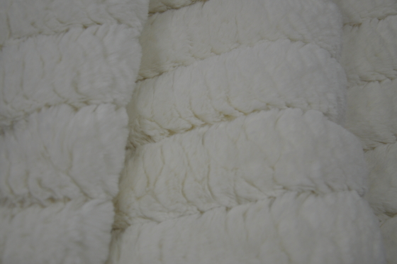 Faux Rabbit Fur Fabric 100% Polyester 150cm CW Or Adjustable
