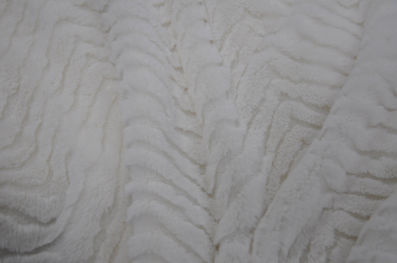 Faux Rabbit Fur Fabric 100% Polyester 150cm CW Or Adjustable