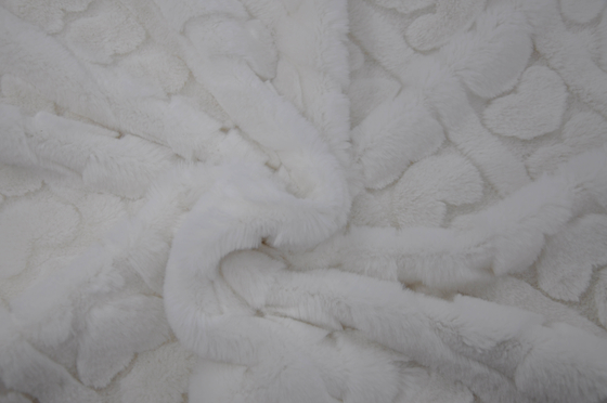 Faux Rabbit Fur Fabric 100% Polyester 150cm CW Or Adjustable