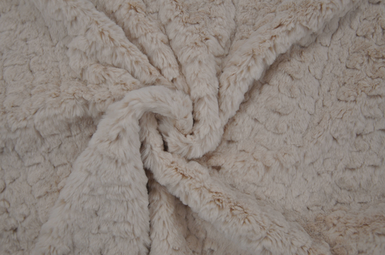 Faux Rabbit Fur Fabric 100% Polyester 150cm CW Or Adjustable