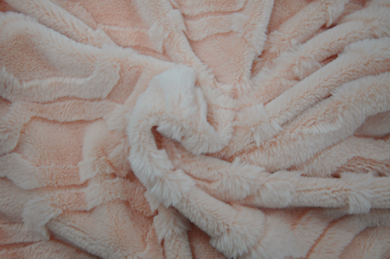 Faux Rabbit Fur Fabric 100% Polyester 150cm CW Or Adjustable