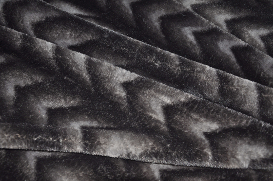 Printed Imitation Rabbit Fur 100% Polyester 150cm CW Or Adjustable