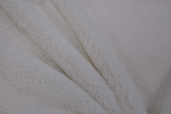 Faux Rabbit Fur Fabric 100% Polyester 150cm CW Or Adjustable