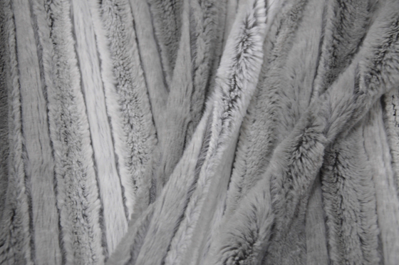Printed Imitation Rabbit Fur 100% Polyester 150cm CW Or Adjustable