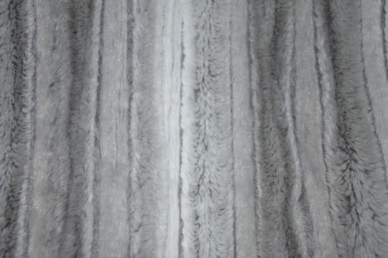 Printed Imitation Rabbit Fur 100% Polyester 150cm CW Or Adjustable