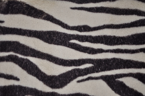 Printed Imitation Rabbit Fur 100% Polyester 150cm CW Or Adjustable