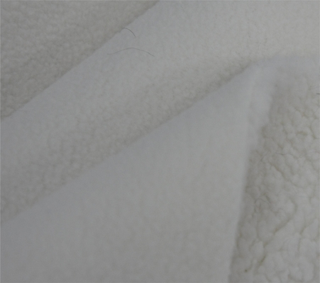 Solid Bonded Fleece Fabric 150cm Length Wrinkle Resistant