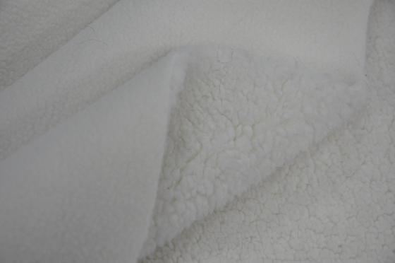 Solid velour woven and polar fabric composite fabric