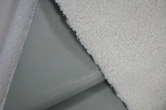 100% suede and lamb wool composite fabric