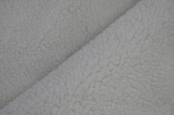 100% suede and lamb wool composite fabric