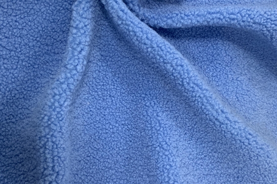 100% Polyester 150cm CW Or Adjustable 300gsm Faux Sherpa Fabric