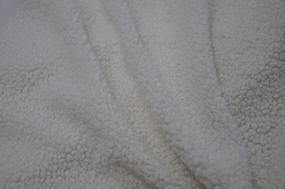 100% Polyester 150cm CW Or Adjustable 310gsm Faux Sherpa Fabric