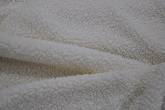 100% Polyester 150cm CW Or Adjustable 310gsm Faux Sherpa Fabric