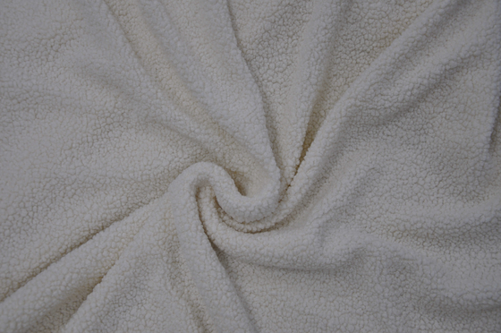 100% Polyester 150cm CW Or Adjustable 310gsm Faux Sherpa Fabric