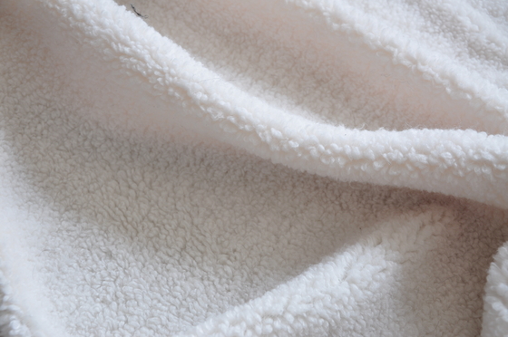 white Warp Knitted Fabric Recycled , Polyester Knit Solid   Fabric