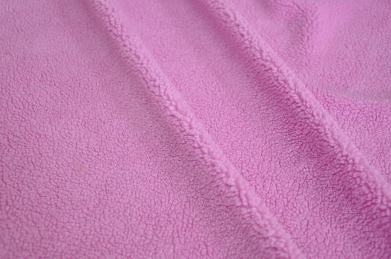 Pink 150cm Wool Warp Knitted Fabric for Coats and Tops