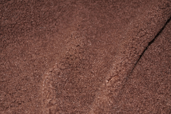 brown 100P 150cm Warp Knitted Fabric For Shell/Combo