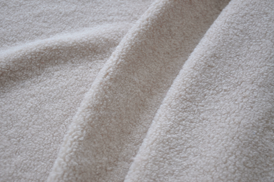 Recycled Poly and Wool Warp Knitted Fabric: 150cm Width, 20-30 Days Lead Time