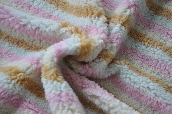 Gentle and Comfortable, Warm and Nurturing  Shu Velveteen Polyester Wool Cotton Blend Fabric