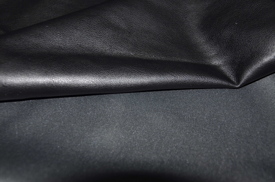 100% Coated Faux PU 137cm Thick PU Leather Shell Fabric