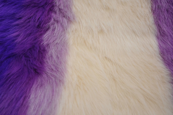 fade color 150cm Long Hair Faux Fur，Create warm and luxurious winter fashion